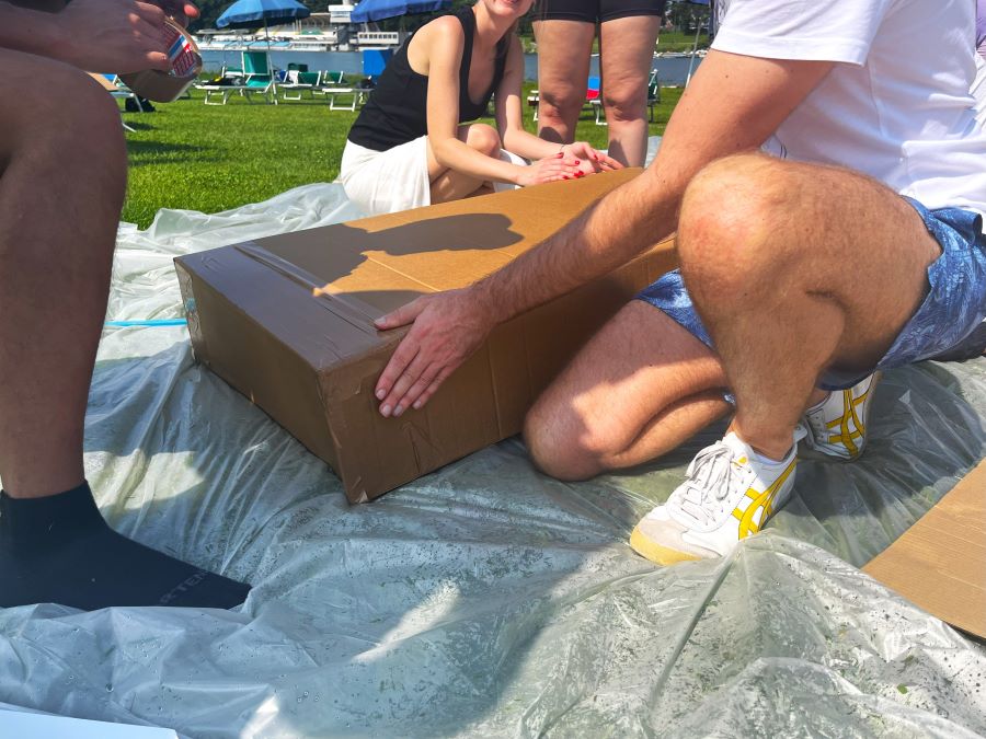 Il team building Carton Boat di TraceOne - 6