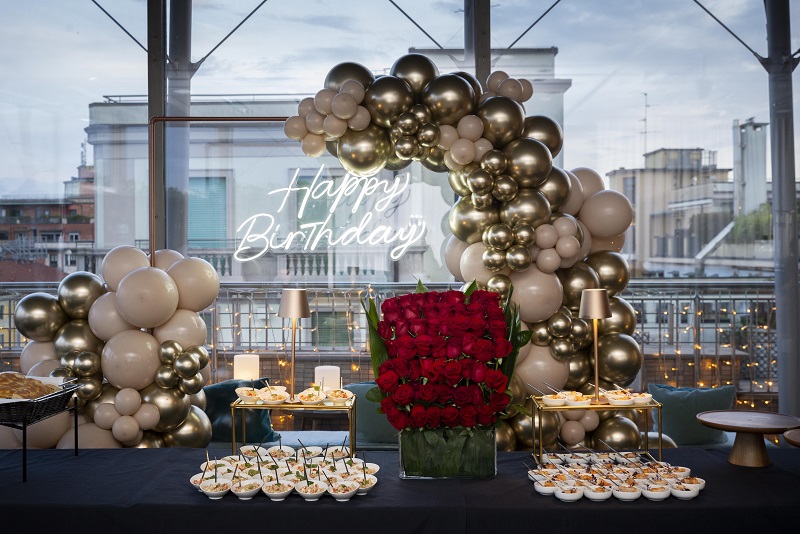 18th birthday on a rooftop in Milan - 13