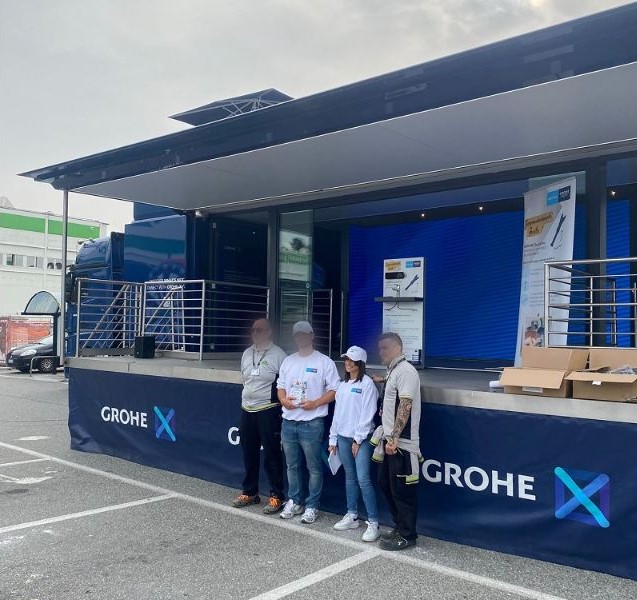 Organizzazione del tour promozionale italiano di Grohe - 1