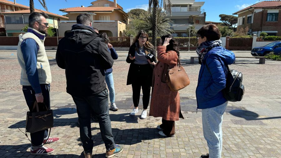 Team building fotografico per CBRE in Toscana