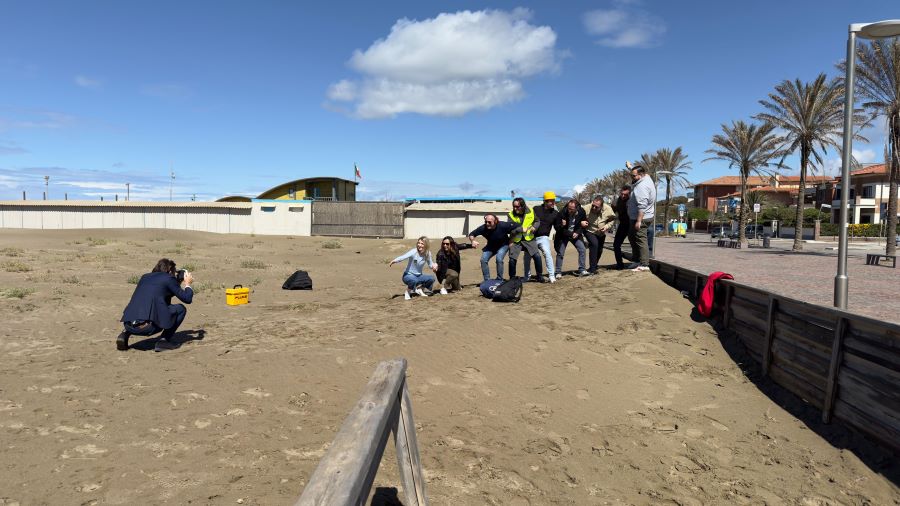 Team building fotografico per CBRE in Toscana