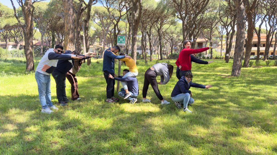 Team building fotografico per CBRE in Toscana