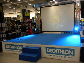 Abbiamo organizza un evento completo per il noto marchio sportivo Decathlon